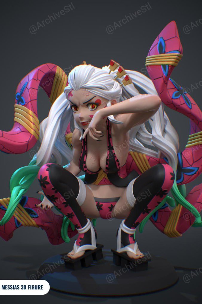 鬼灭之刃 堕姬 Daki 3D打印图纸